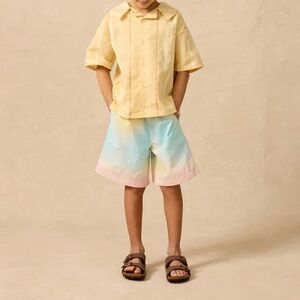 Kids Ombre Pastel Shorts - Multi-Color